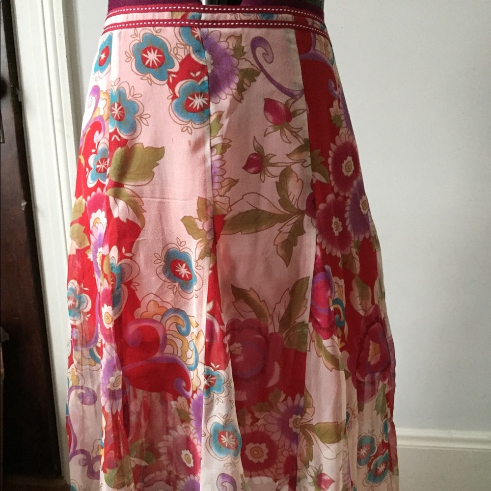 Lapis flair skirt